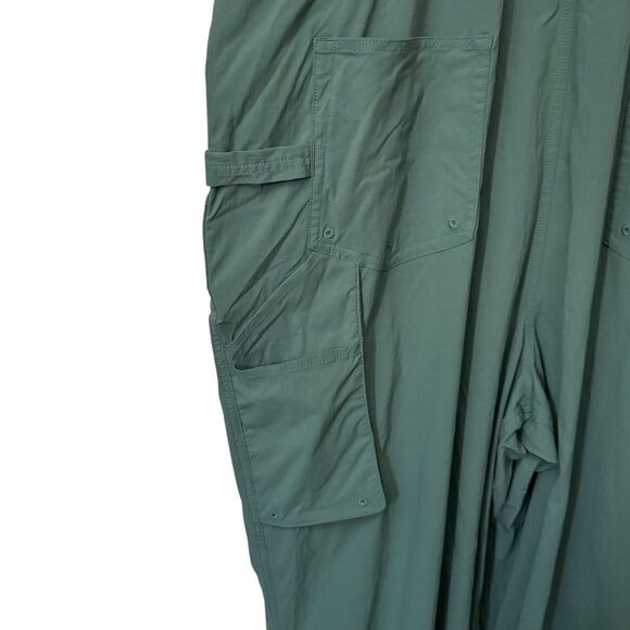 Duluth Trading Co Womens 2X x 31 Heirloom Gardening Ripstop Bib Overalls  Green - Picture 13 of 16